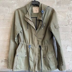 Army green spring jacket size L